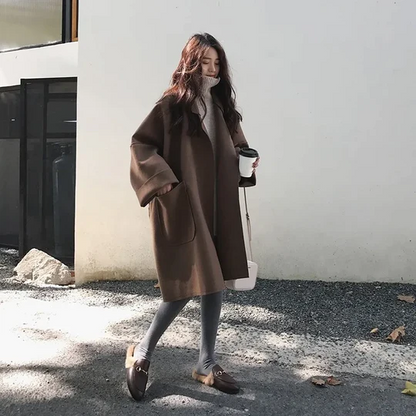 Clara - Oversized wollen jas