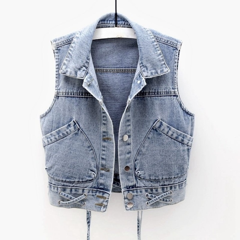 Caroline | Klassiek denim vest