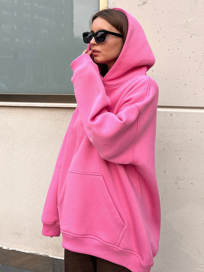 Sharon | Comfortabele oversized hoodie met zak aan de voorkant - ideaal voor herfst/winter