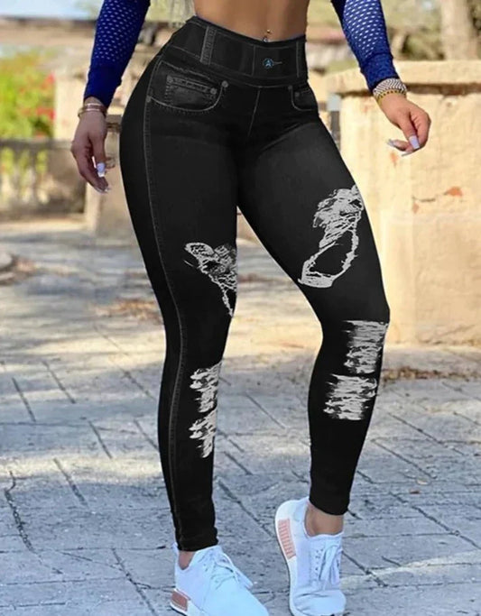 Dames-Saqua naadloze jeans