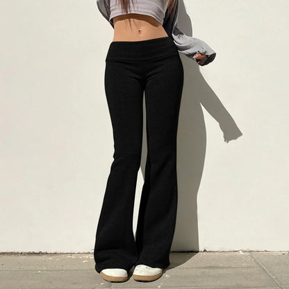 Sophie | Nauwsluitende Flared Broek | Casual Chic | Comfortabele Stof