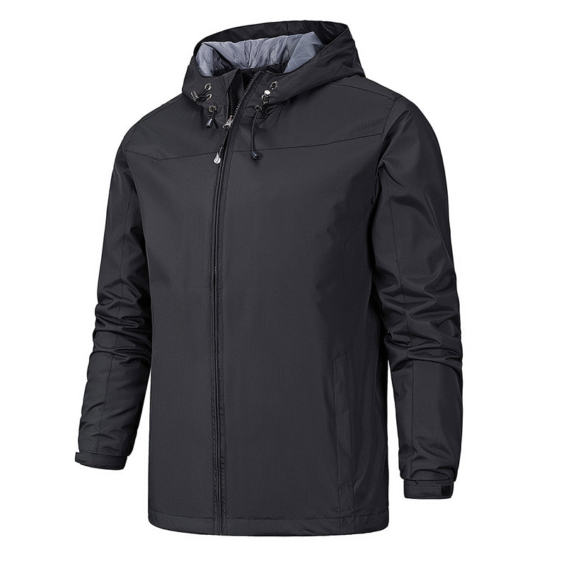 Elegant waterdicht softshell jack met capuchon voor heren | Perfect voor herfst/winter