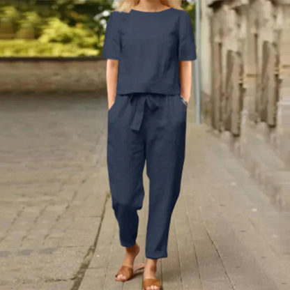 Elegante, kleurrijke 2-delige zomerset