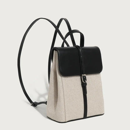 Ella | Preppy Canvas Rugzak voor Dames - Stijlvol & Duurzaam