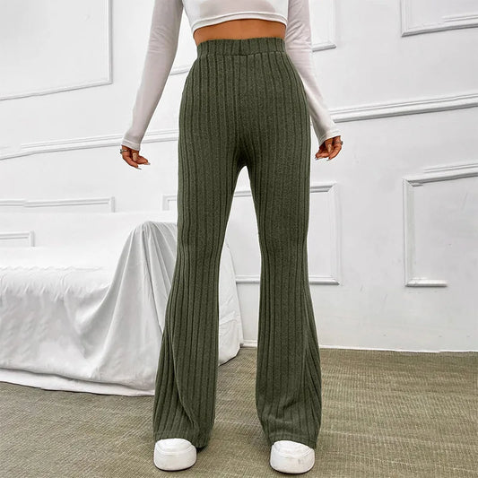 Eva | Geribde Palazzo Broek | Casual Chic | Zachte Stof