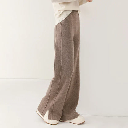 Emma | Brede Broek | Comfort en Stijl | Luxe Wolmix