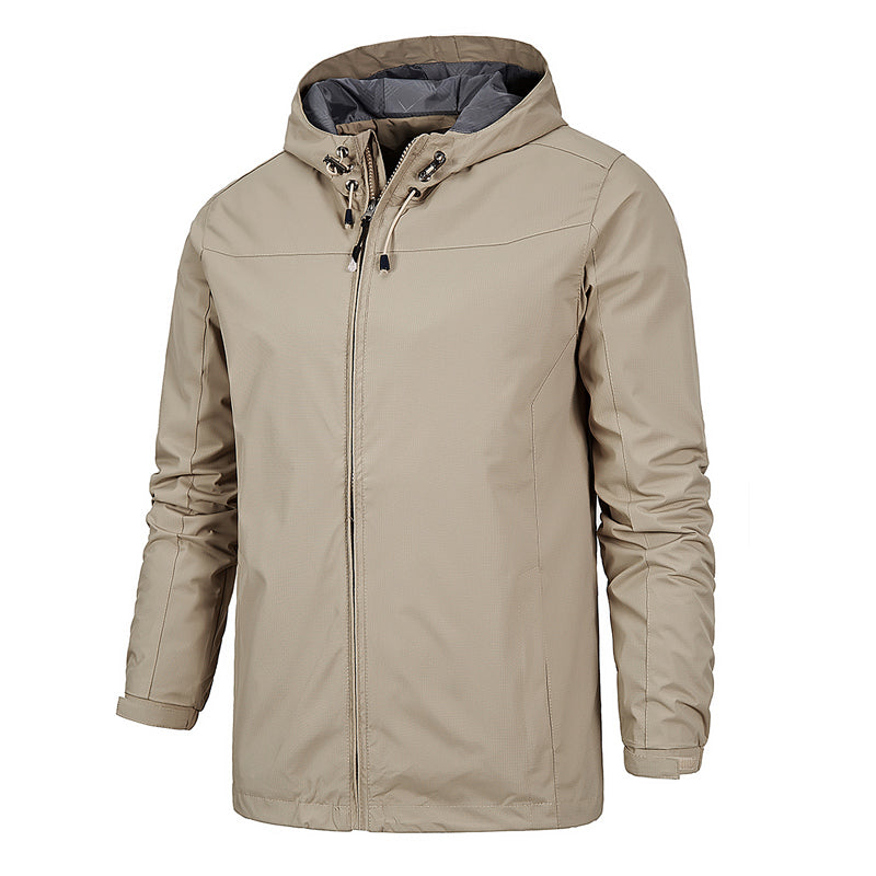 Elegant waterdicht softshell jack met capuchon voor heren | Perfect voor herfst/winter