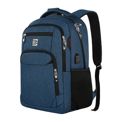 Bony | Slanke Zakelijke Laptop Rugzak voor Reizen en Hiken met USB-poort