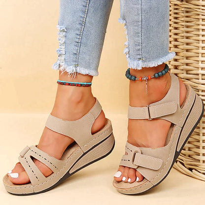 Ramona® | Comfortabele orthopedische sandalen met sleehak