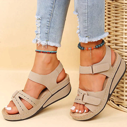 Ramona® | Comfortabele orthopedische sandalen met sleehak
