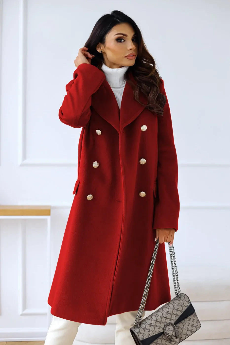 Elegante dames trenchcoat voor de winter - Elbe