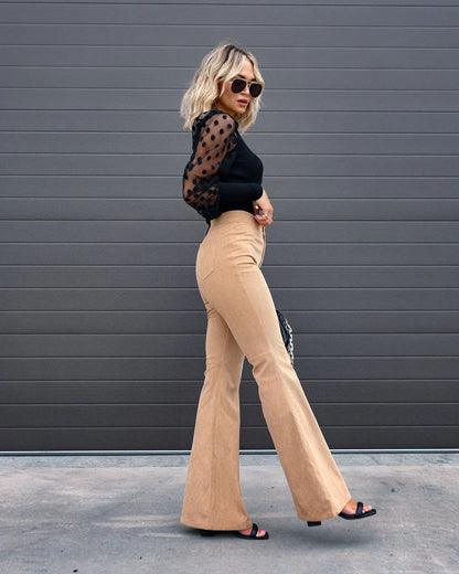 Vogue Style Uitlopende broek