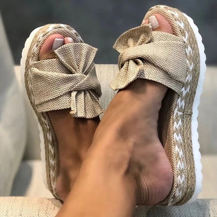 SCARLET | Trendy stijlvolle zomersandalen met strik