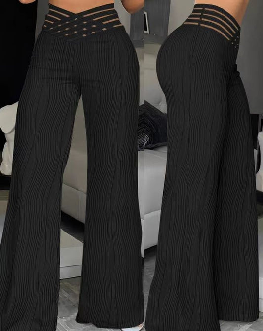 Luna broek - Elegante broek met wijde pijpen en een moderne snit