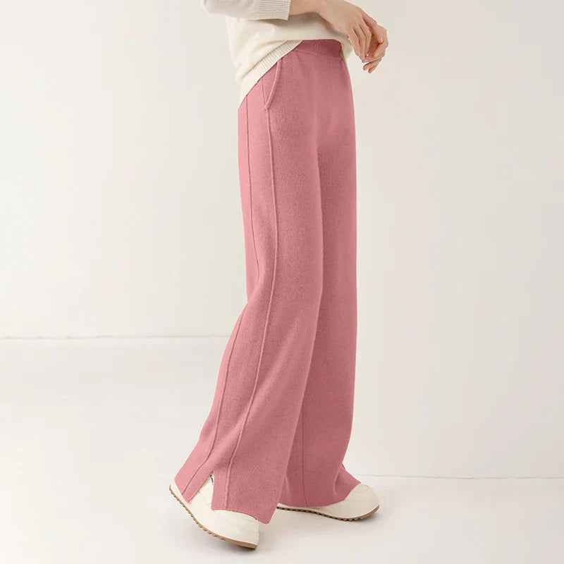 Emma | Brede Broek | Comfort en Stijl | Luxe Wolmix