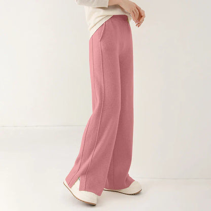 Emma | Brede Broek | Comfort en Stijl | Luxe Wolmix