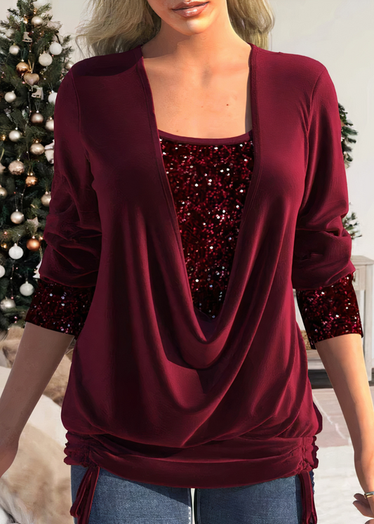 Victoria - Glamour 2025: betoverende sprankelende blouses