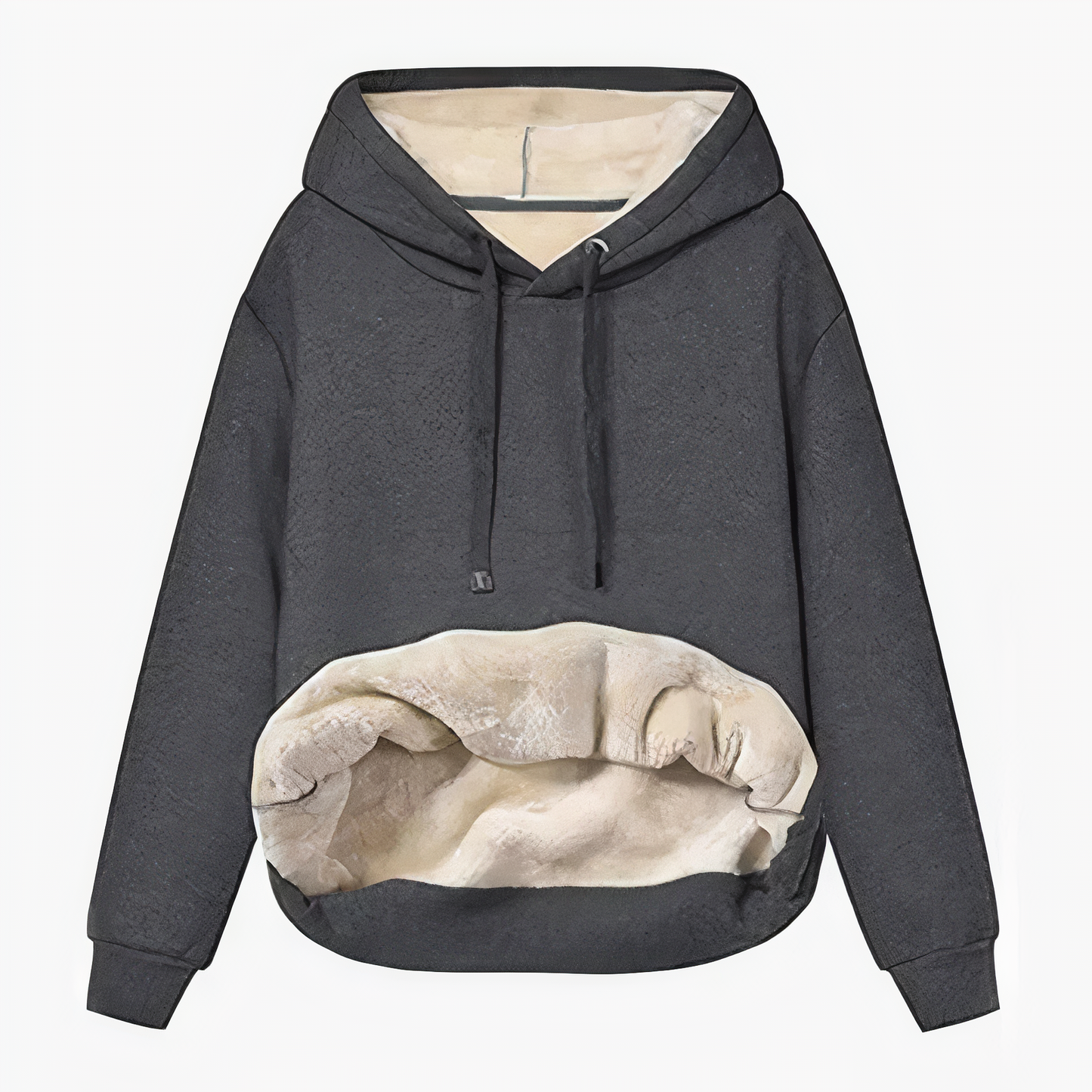 Met fleece gevoerde hoodie - Serene