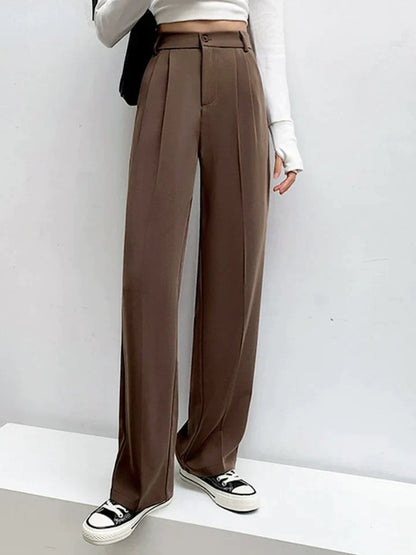Damesbroek met hoge taille