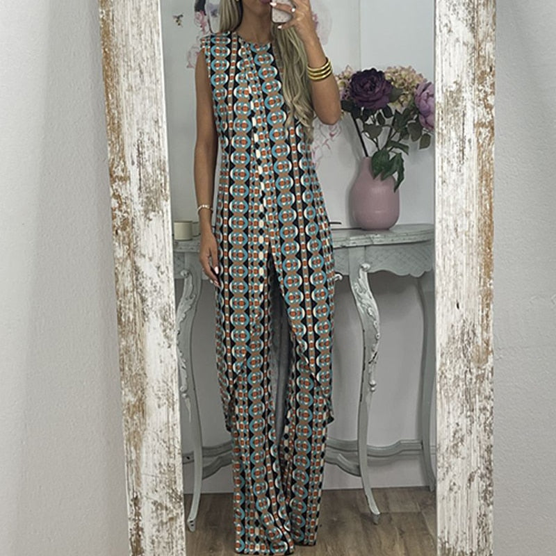 Neith - Comfy Set met Abstracte Print