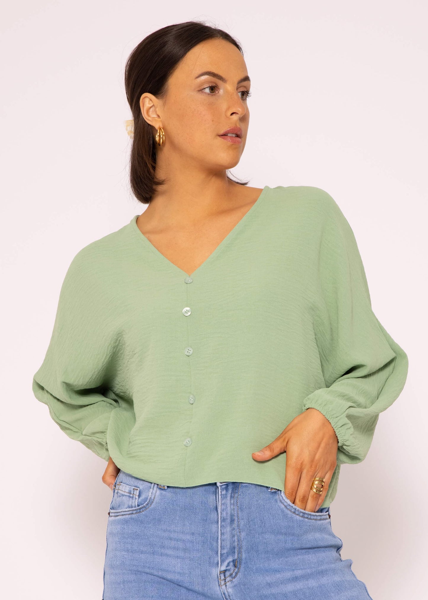 Lucy Oversized vloeiende top
