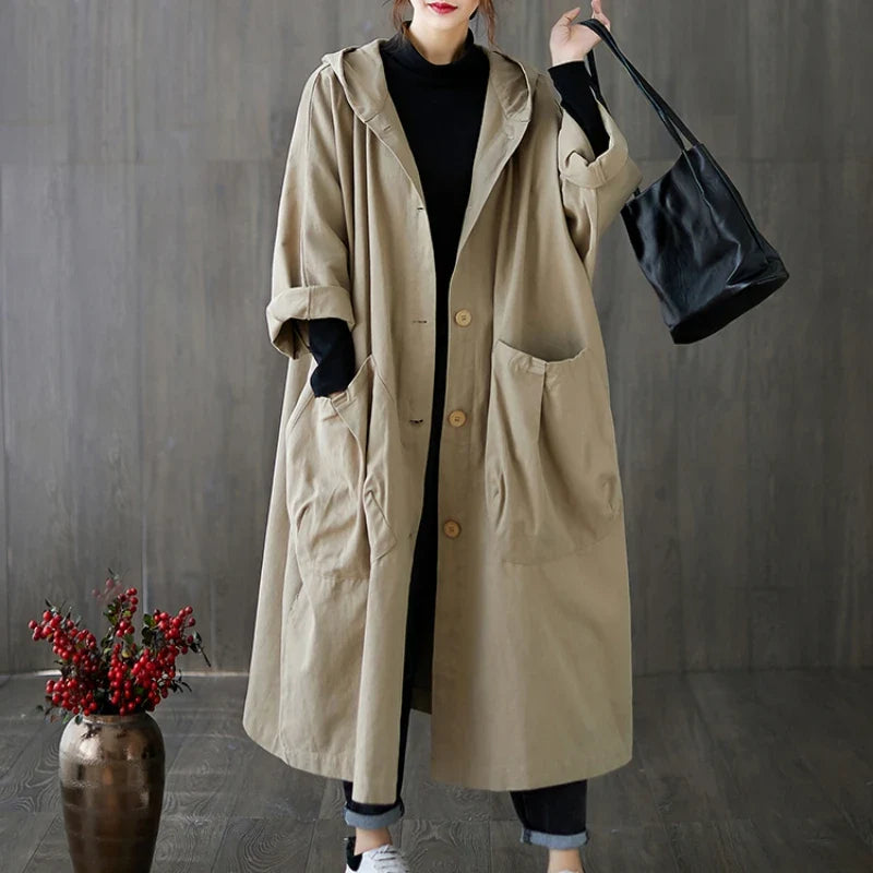 Winter trenchcoat voor vrouwen - Kalie