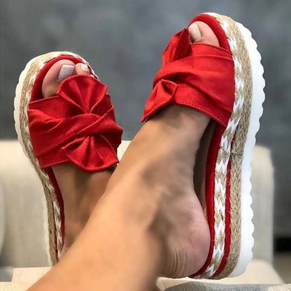 SCARLET | Trendy stijlvolle zomersandalen met strik