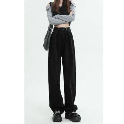 Ginevra broek - Wijde, trendy jeans met een hoge taille voor stijlvol comfort