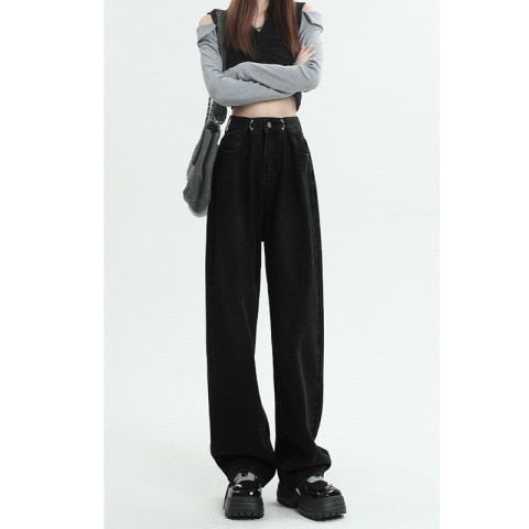 Ginevra broek - Wijde, trendy jeans met een hoge taille voor stijlvol comfort