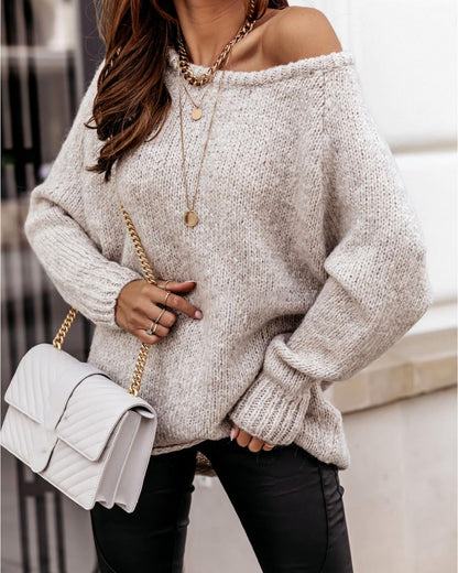 Ulvya Trui | Oversized Gebreide Winter Trui