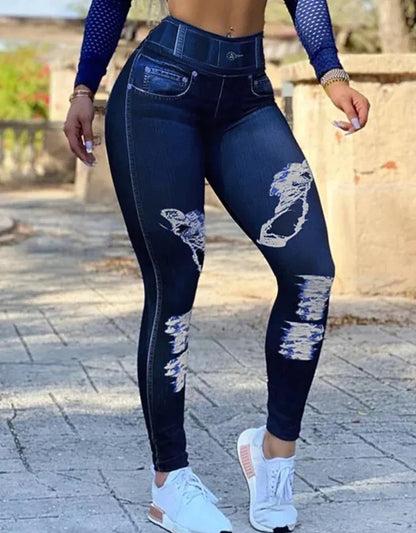 Dames-Saqua naadloze jeans
