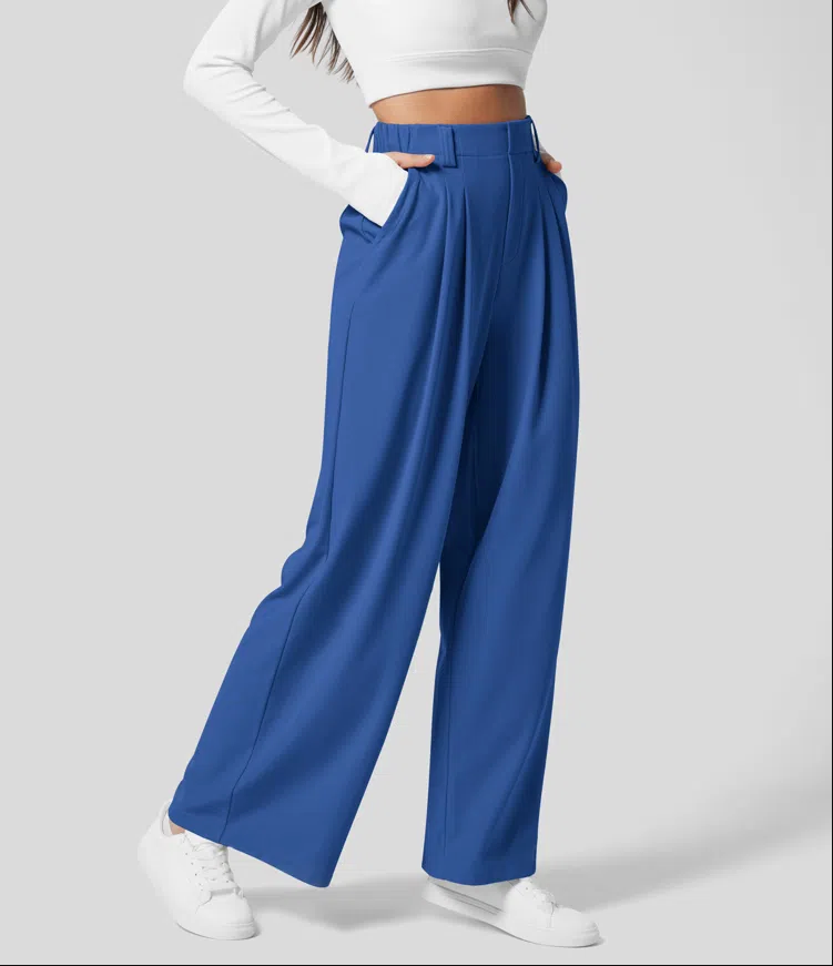 Casual slim fit broek voor dames