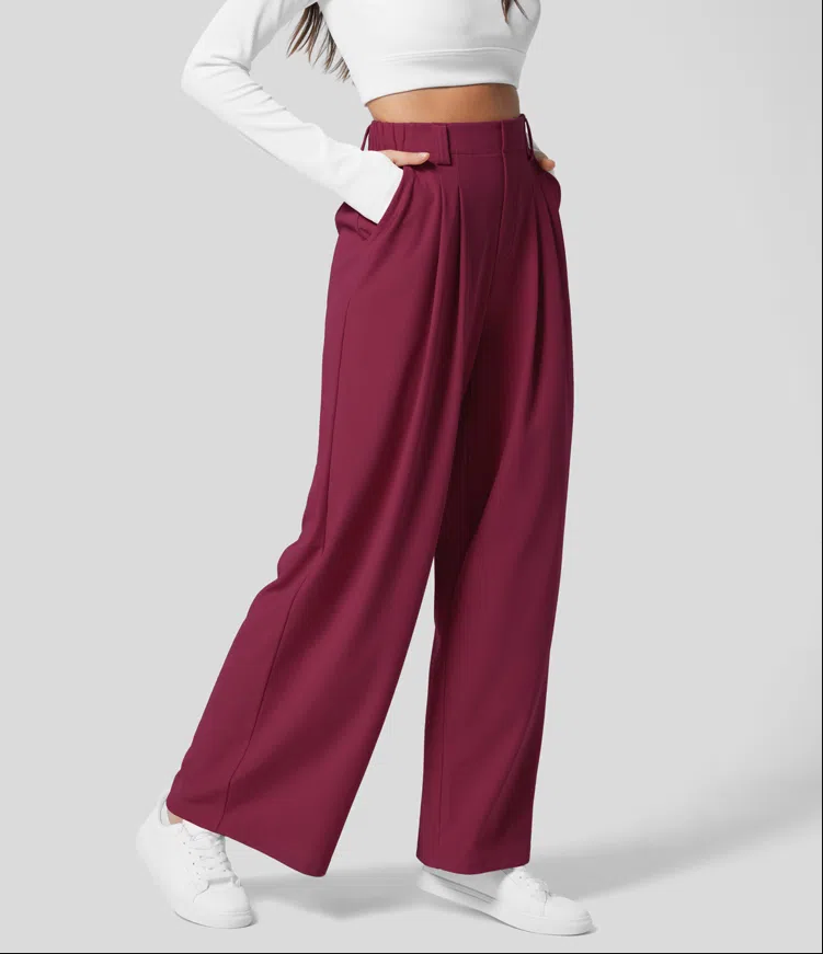 Casual slim fit broek voor dames