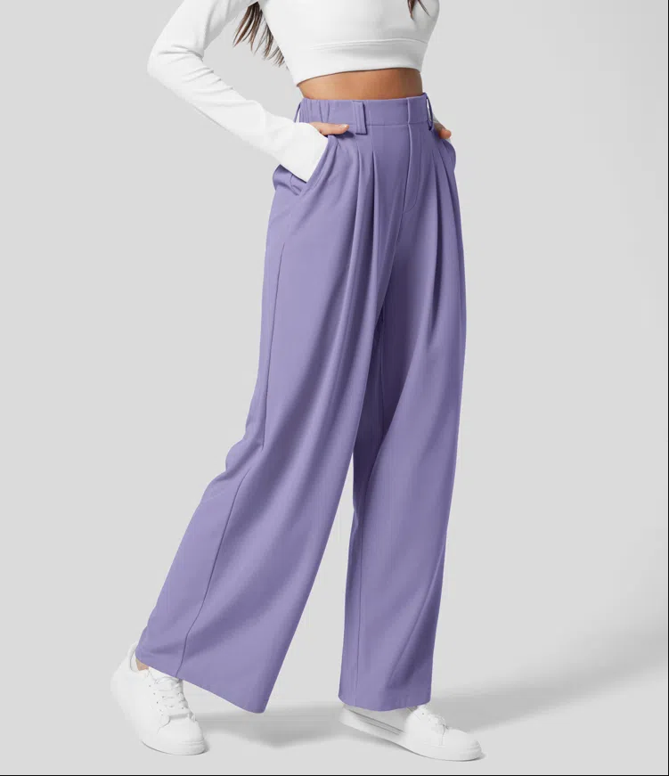 Casual slim fit broek voor dames