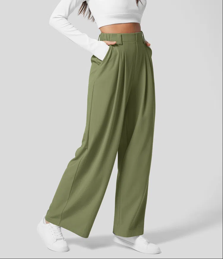Casual slim fit broek voor dames
