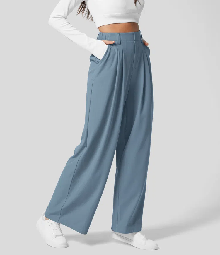 Casual slim fit broek voor dames