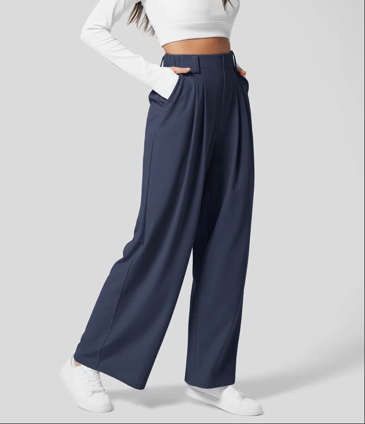Casual slim fit broek voor dames