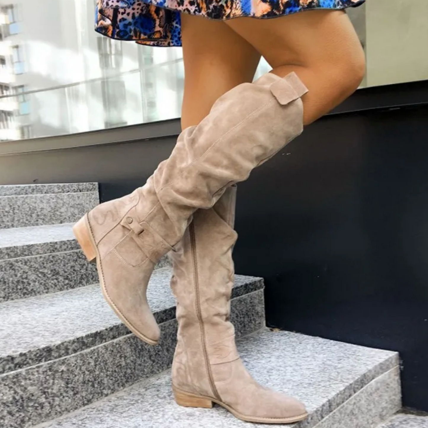 Marcella - Kniehoge UrbanForge Boots