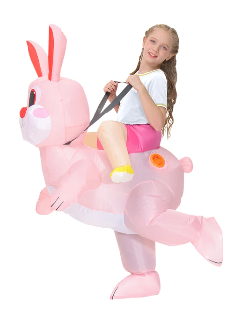 Pink Rabbit Kostuum (Kids)