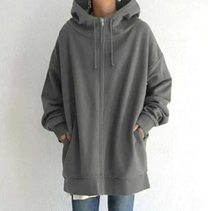 Sharon | Winter Hoodie Met Ritssluiting Voor Vrouwen