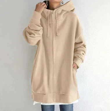 Sharon | Winter Hoodie Met Ritssluiting Voor Vrouwen