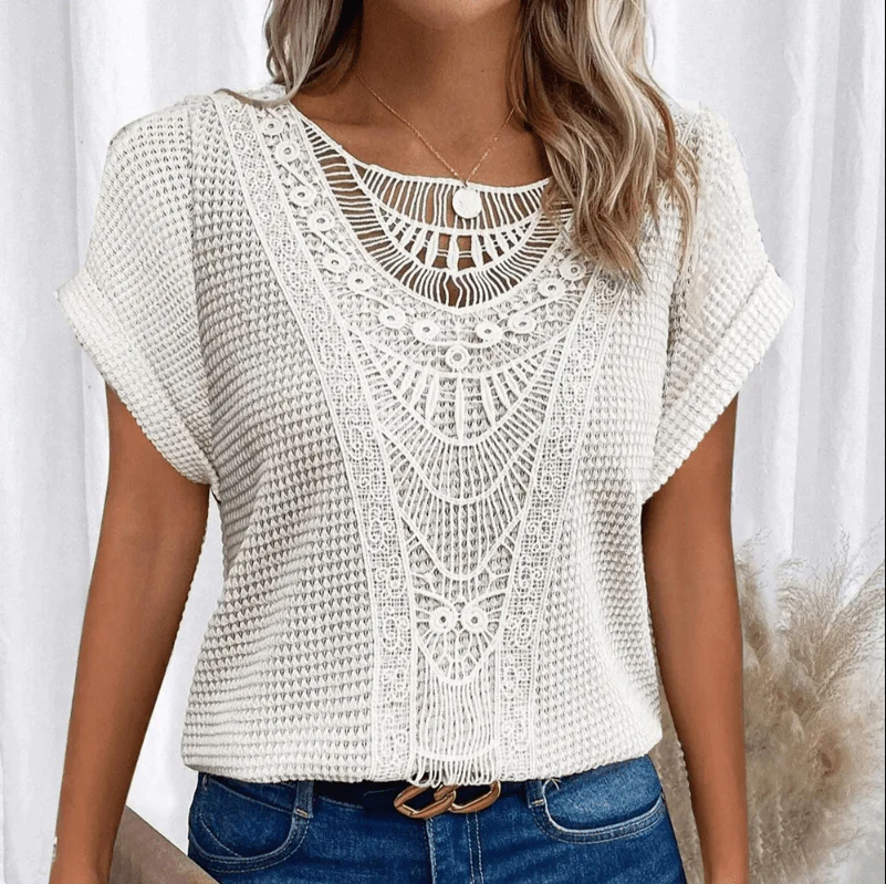 Amelia damesblouse - Luxueus en luchtig