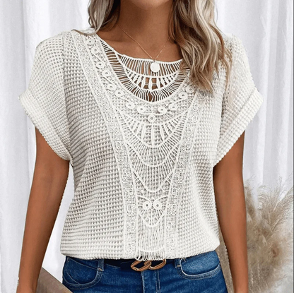 Amelia damesblouse - Luxueus en luchtig