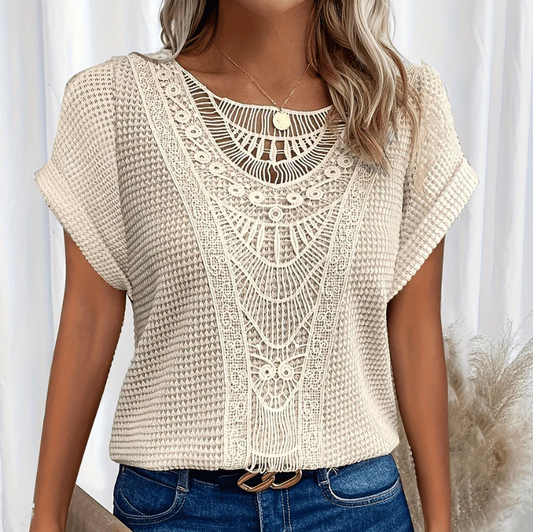 Amelia damesblouse - Luxueus en luchtig