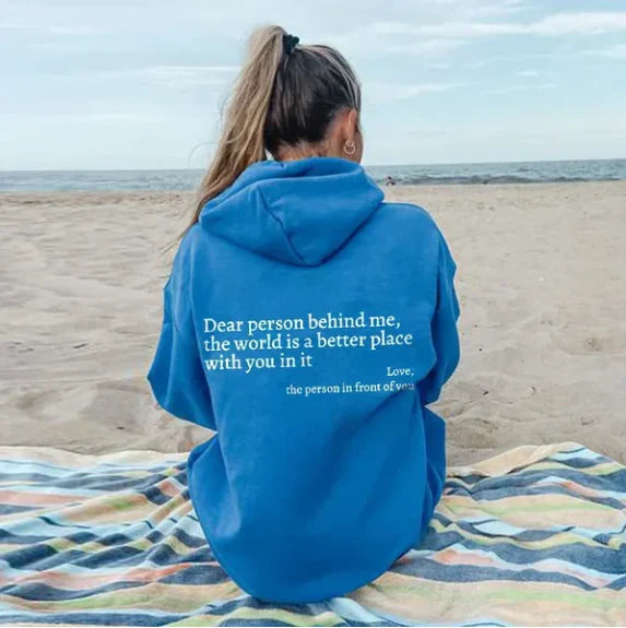 Beste persoon achter me - Hoodie man/vrouw