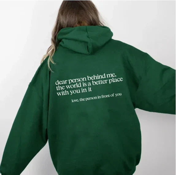 Beste persoon achter me - Hoodie man/vrouw