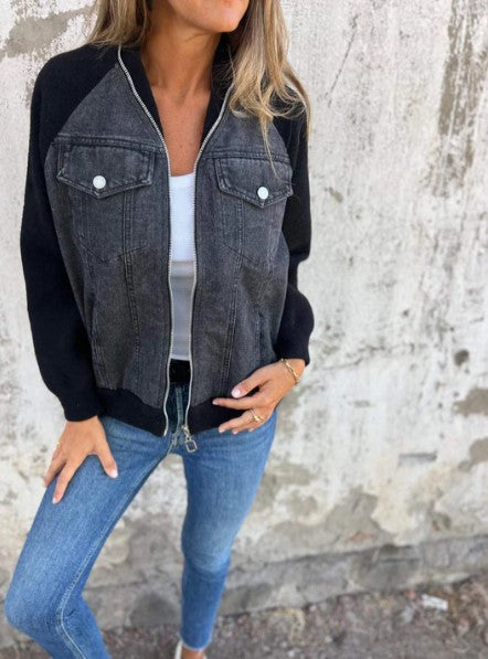 Donna - stijlvolle denim chique jas