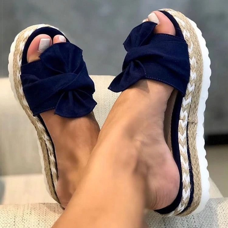 SCARLET | Trendy stijlvolle zomersandalen met strik