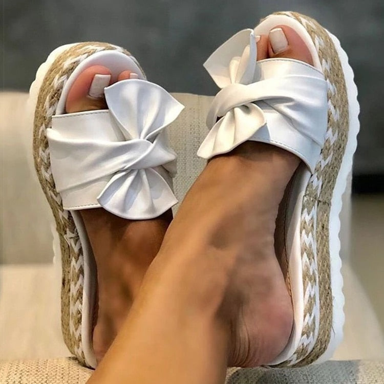 SCARLET | Trendy stijlvolle zomersandalen met strik