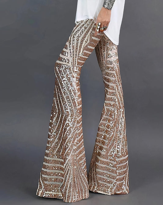 Flare broek met glitters - Teagan